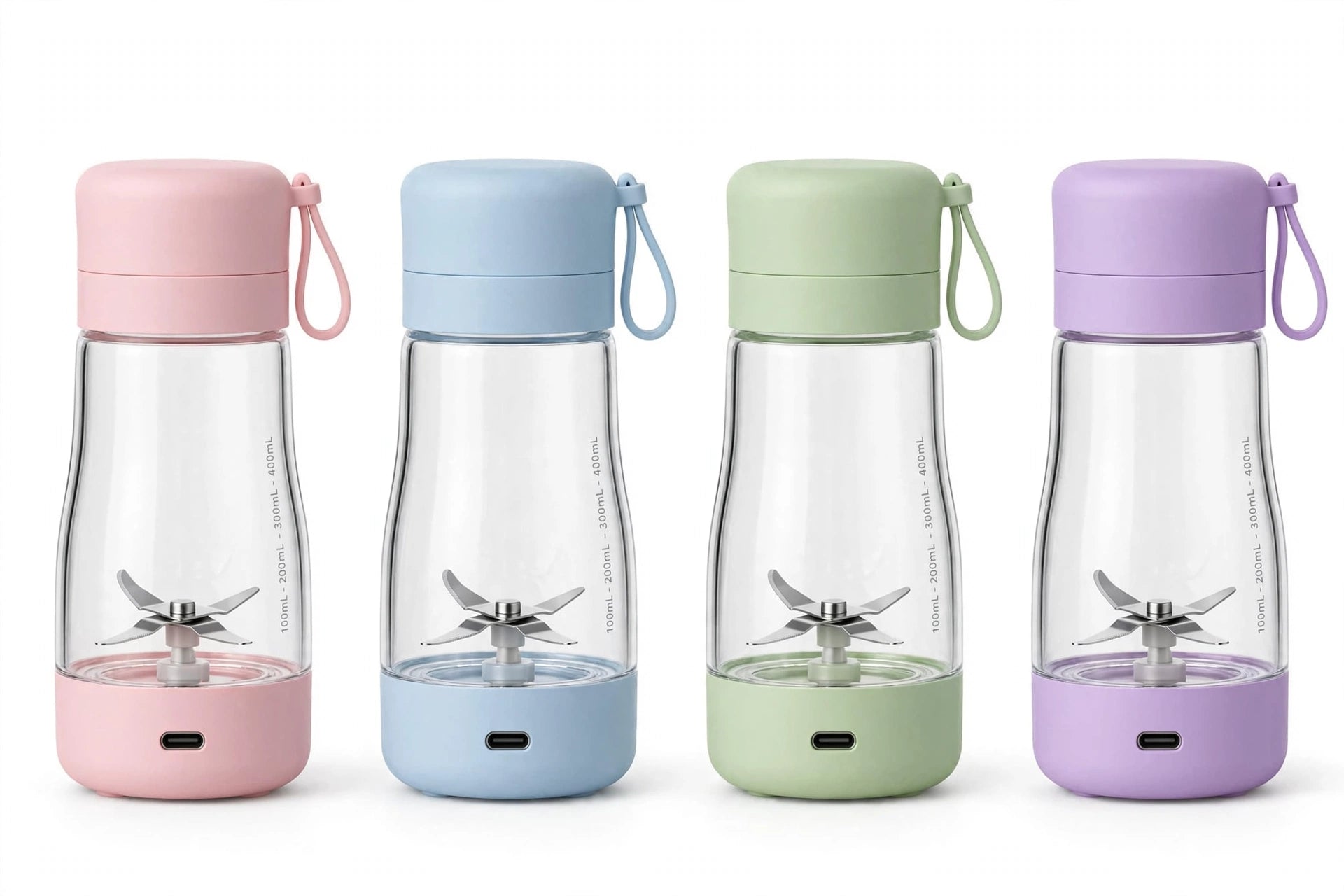BlendyPop.in™ - Portable Blender 6 Blades - Fresh Juice in 10 Seconds